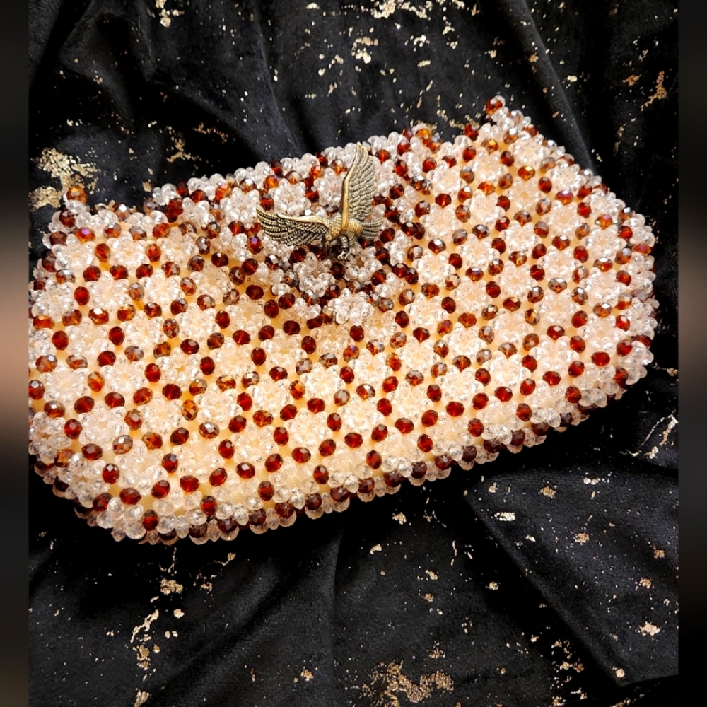 Beaded bag.